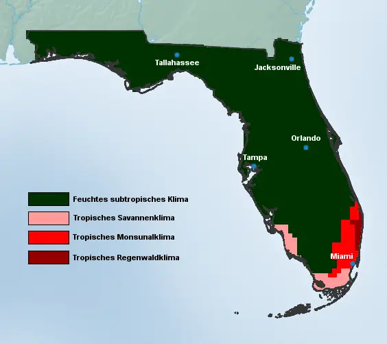 Florida Klimazone