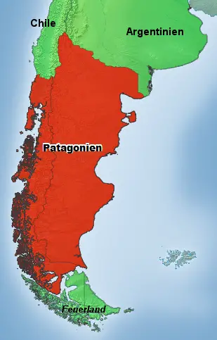 Patagonien Lage