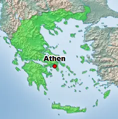 Athen Griechenland Lage