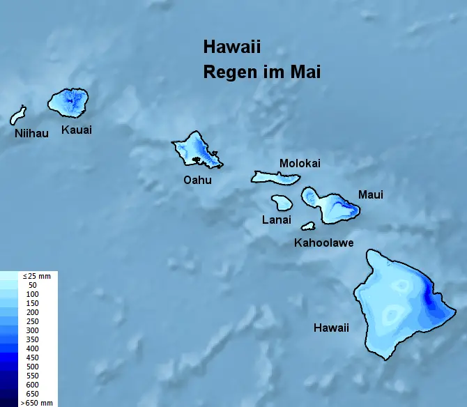 Hawaii Regen im Mai