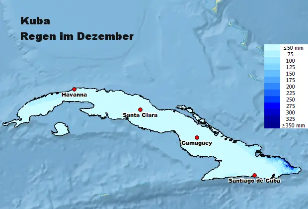 Kuba Regen im Dezember
