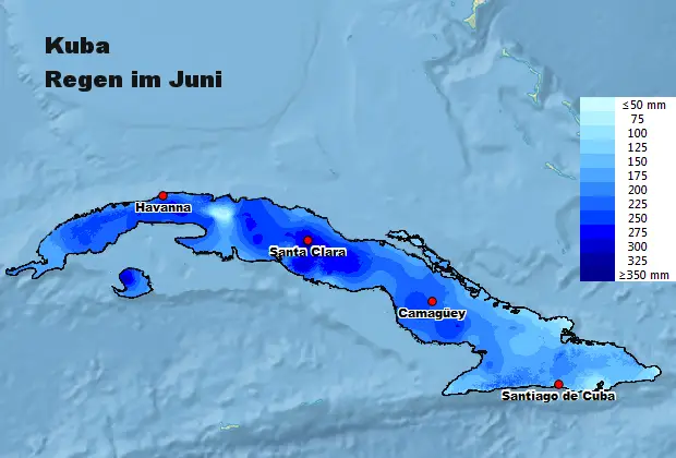 Kuba Regen im Juni