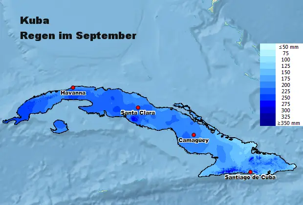 Kuba Regen im September