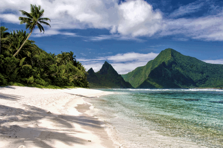 Amerikanisch Samoa Strand