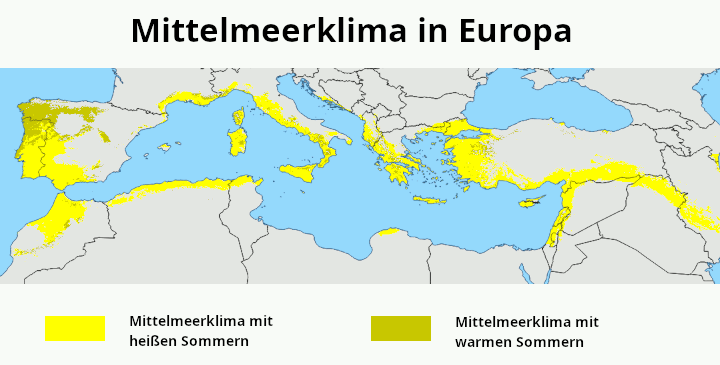 Mittelmeerklima Europa