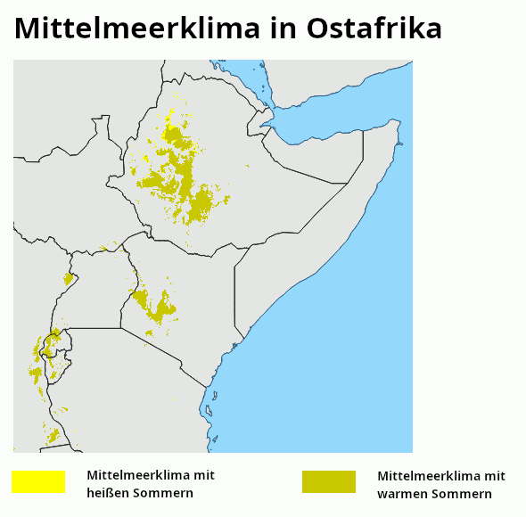 Mittelmeerklima Ostafrika