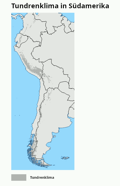 Tundrenklima Südamerika