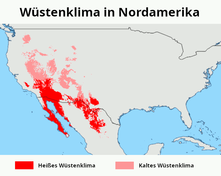 Nordamerika Wüstenklima