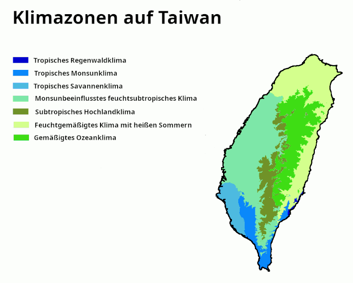 Taiwan Klima