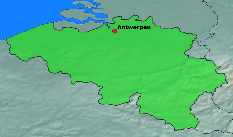 Antwerpen Lage Belgien