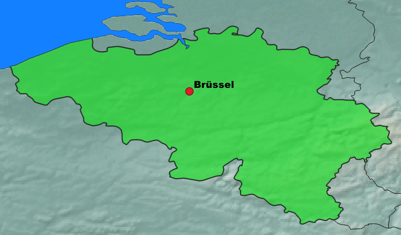 Brüssel Lage Belgien