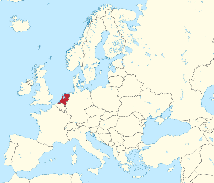 Niederlande Karte