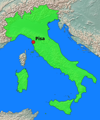 Pisa Lage Italien
