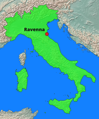 Ravenna Lage Italien