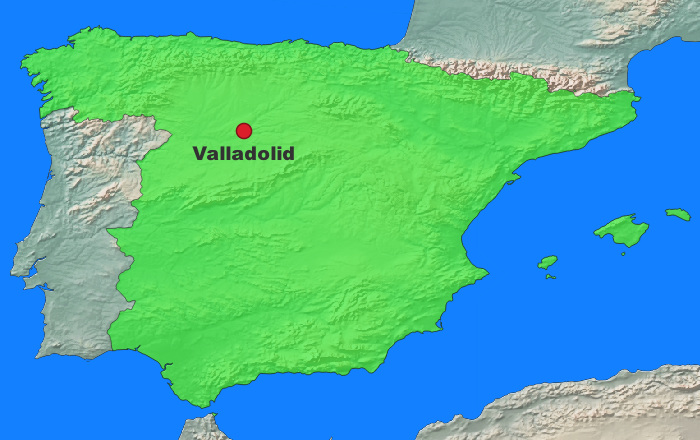 Valladolid Lage Spanien