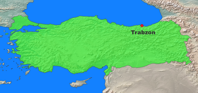 Trabzon Lage Türkei