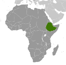 Äthiopien Karte