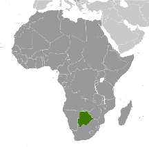 Botswana Karte