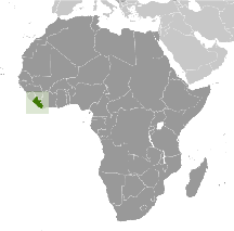 Liberia Karte