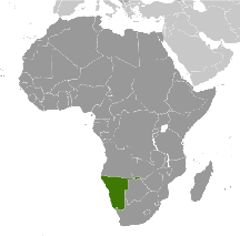 Namibia Karte