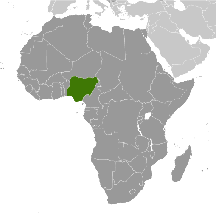 Nigeria Karte