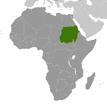 Sudan Karte