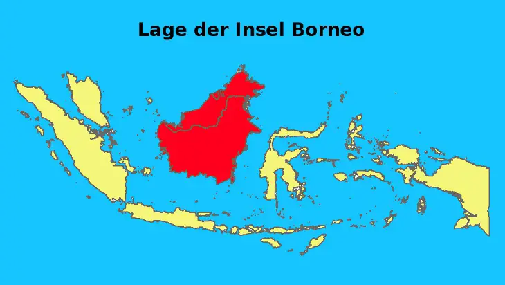 Borneo Karte