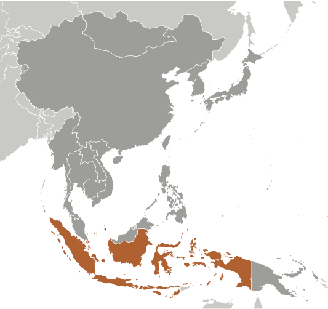 Indonesien Karte