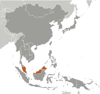 Malaysia Karte