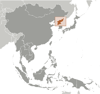 Nordkorea Karte
