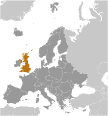 Grossbritannien Karte