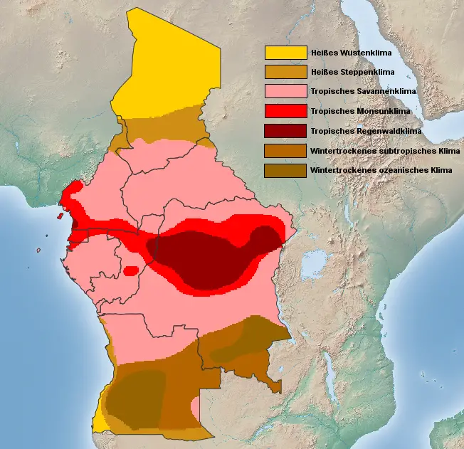 Zentralafrika Klimazone