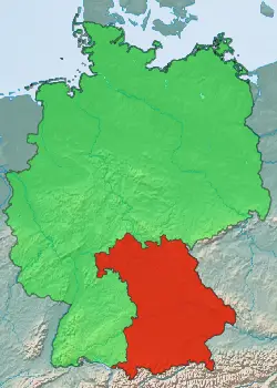 Bayern Lage Deutschland