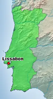 Lissabon Portugal Lage
