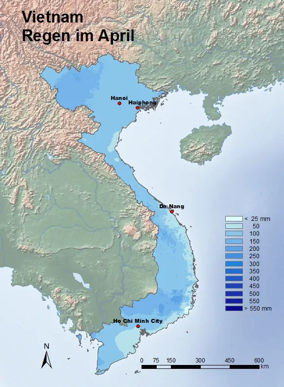 Vietnam Regen April