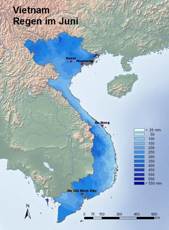 Vietnam Regen Juni