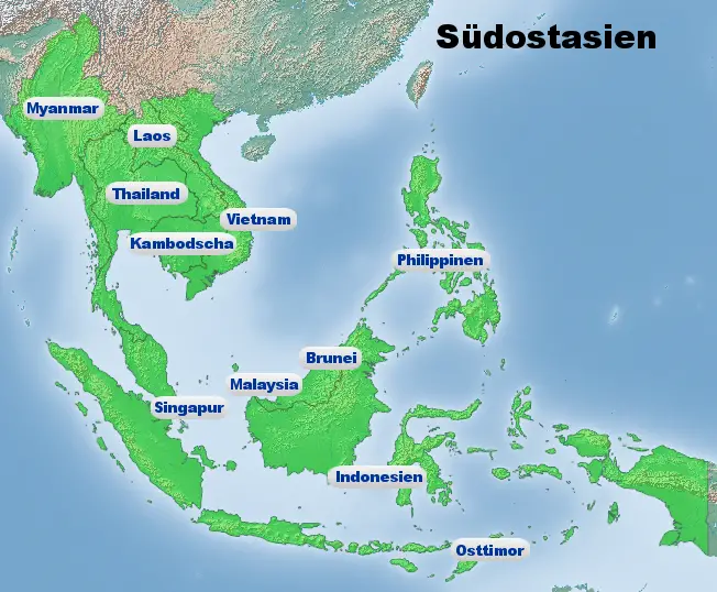 Südostasien Klima