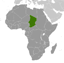 Tschad Karte