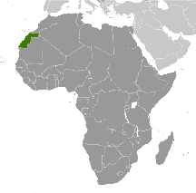 Westsahara Karte