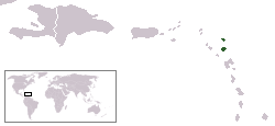 Antigua und Barbuda Karte