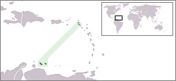 Niederländische Antillen Karte