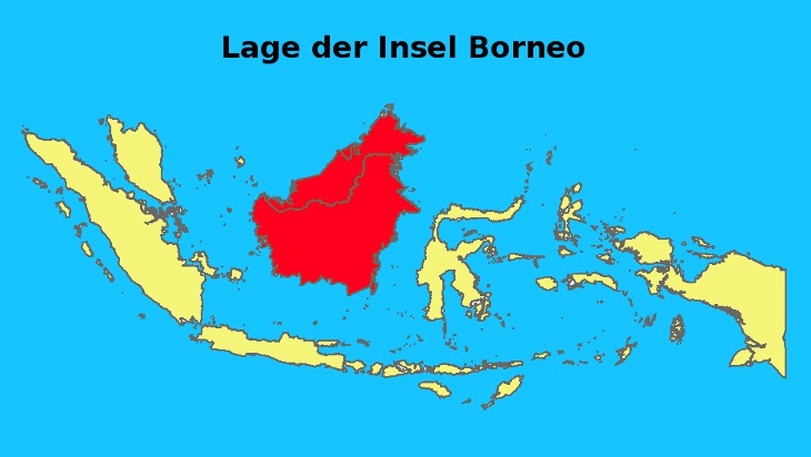 Borneo Karte