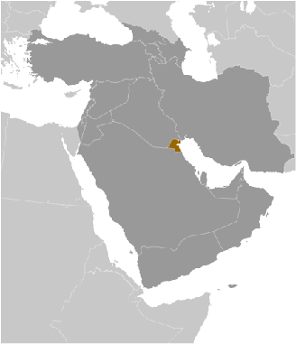 Kuwait Karte