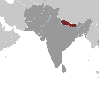 Nepal Karte