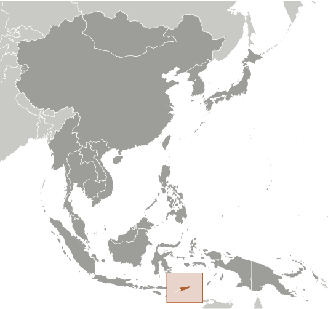 Osttimor Karte