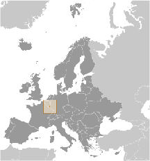 Luxemburg Karte