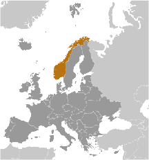 Norwegen Karte