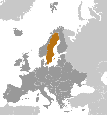 Schweden Karte