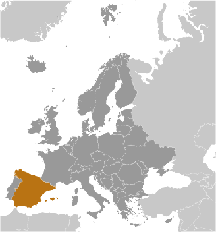 Spanien Karte