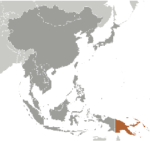 Papua Neuguinea Karte